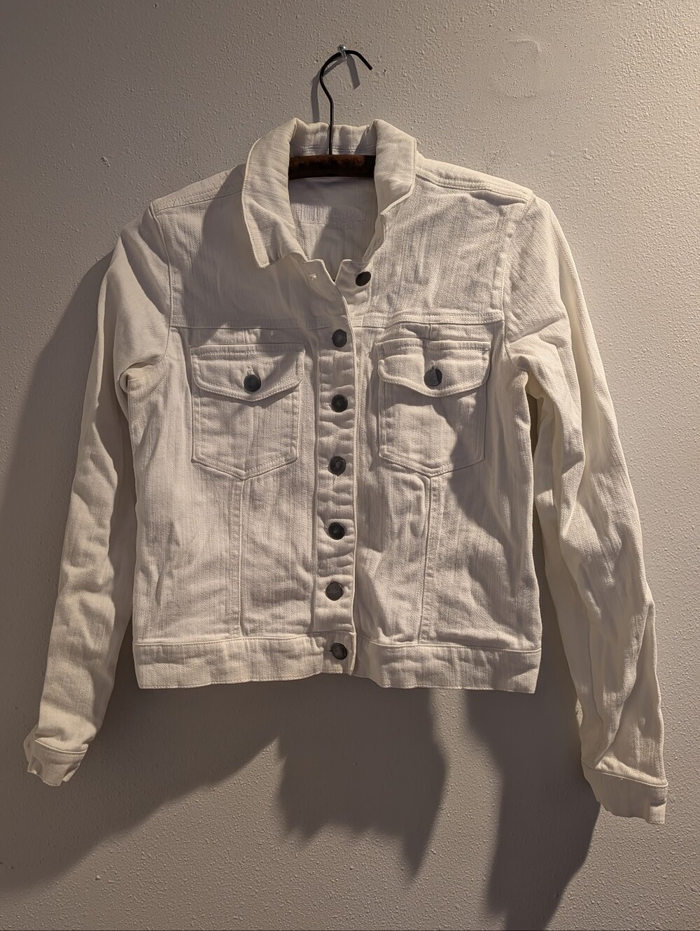Kit From The Kloth White Jean Jacket